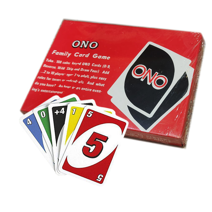 ONO - Complete 108 Cards UNO Playing Card Game for Kids