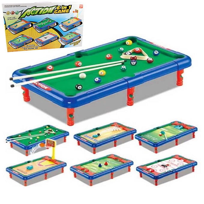 6 In 1 Action Sports Game Indoor Outdoor Activity Tabletop Game For Kids