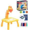 LED Giraffe Projector Painting Set for Kids – Yellow