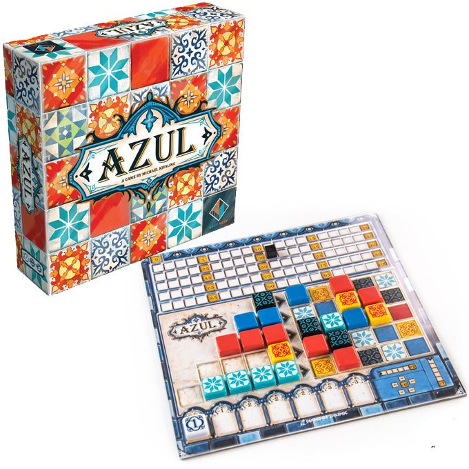 Azul Board Game | Strategy Board Game | Mosaic Tile Placement Game | Family Board Game for Adults and Kids | Ages 8 and up | 2 to 4 Players | Average Playtime 30-45 Minutes