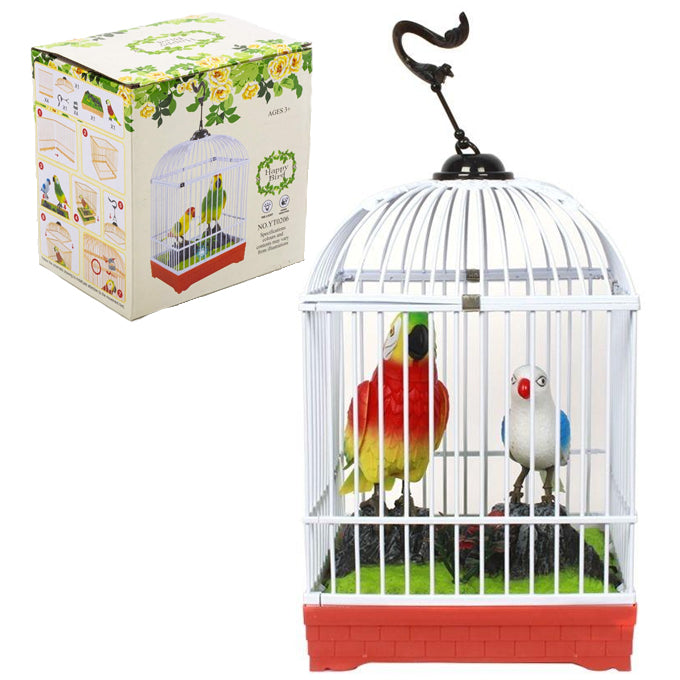 Happy Birds Cage Toy For Kids With Light &amp; Sound Induction