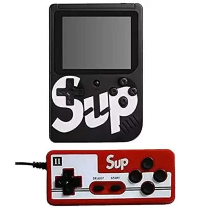 SUP X Game Box 400 in One Handheld Game Console With Remote Controller &amp; Can Connect to A TV 2 Player (Black)