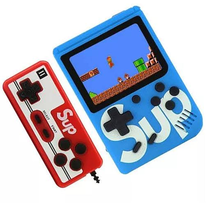 SUP - 2 Player Video Game 400 in 1 Portable Handheld Gaming Console - Blue