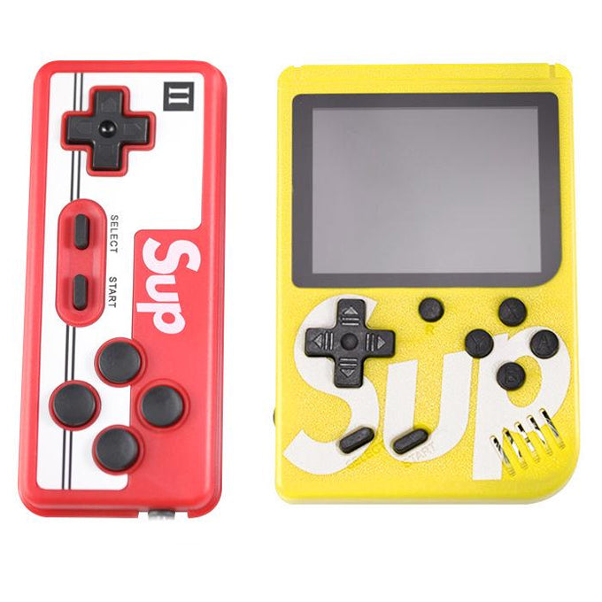 SUP - 2 Player Video Game 400 in 1 Portable Handheld Gaming Console - Yellow