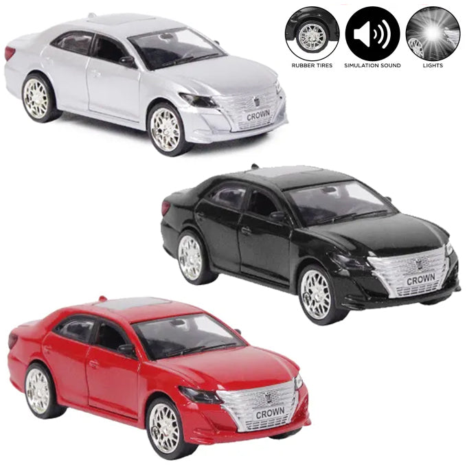 Toyota Crown - Corolla Pull Back and Die cast 1:43 Scale - Assorted Color Car