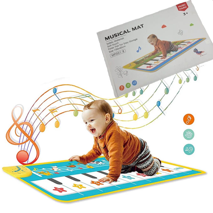 Children's Music Piano Pad, Music Pad Keyboard With 8 Kinds Of Animal Sounds, Contact Game Pad, Dance Pad