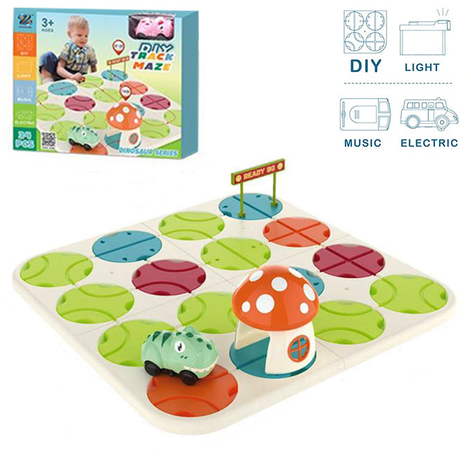 DIY Track Maze Dinosaur Series - Educational Toy For Kids