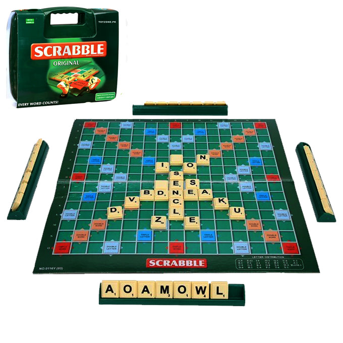 Scrabble Board Game Original Briefcase Set