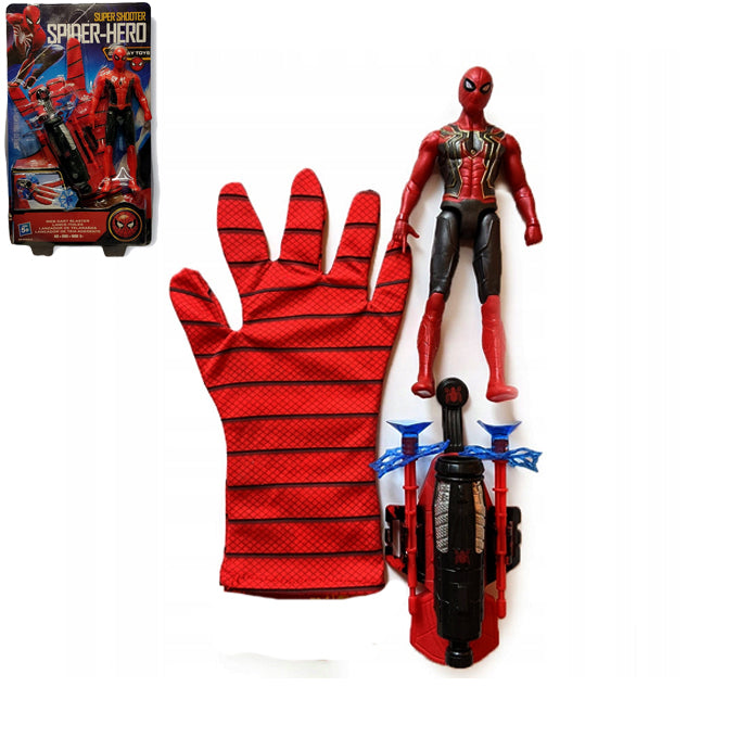 Spiderman Web Dart Shooter Glove with Action Figure Spiderman Toy