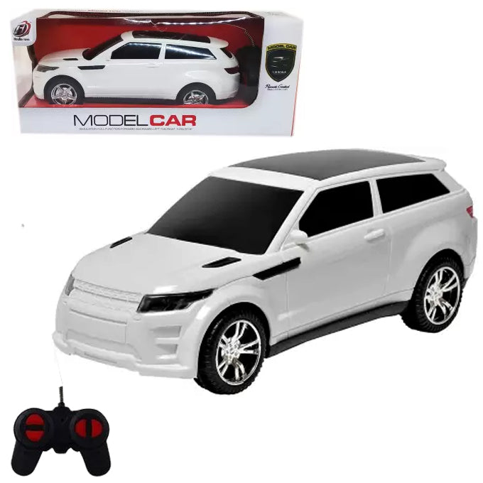 Remote Control Porsche SUV Car Model Toy for Kids - 4 Channel - White