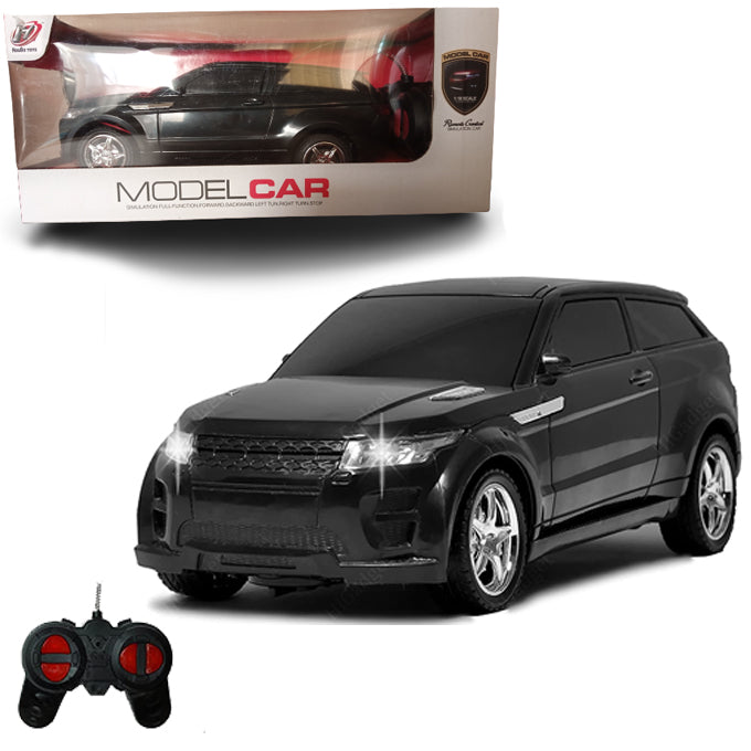 Remote Control Porsche SUV Car Model Toy for Kids - 4 Channel - Black