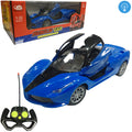 Remote Control La-Ferrari Door Open Car Toy For Kid - 4 channel 1:22 Scale - Blue