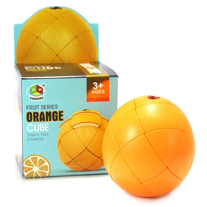 Rubik's Cube Fruits Series Orange Shape Magic Cube Special For Kids - Orange