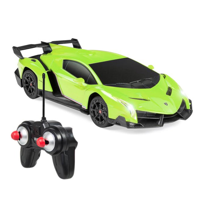 Remote Control Lamborghini Veneno - 4 Channel Door Open With Lights - Green