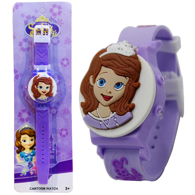 Princess Sofia Wrist Watch For Girls - Purple