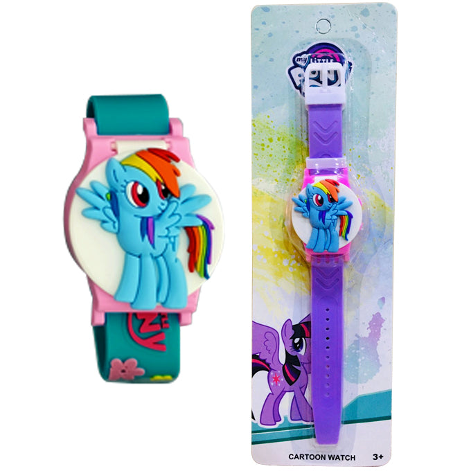 My Little Pony Cartoon Wrist Watch For Girls - Pink