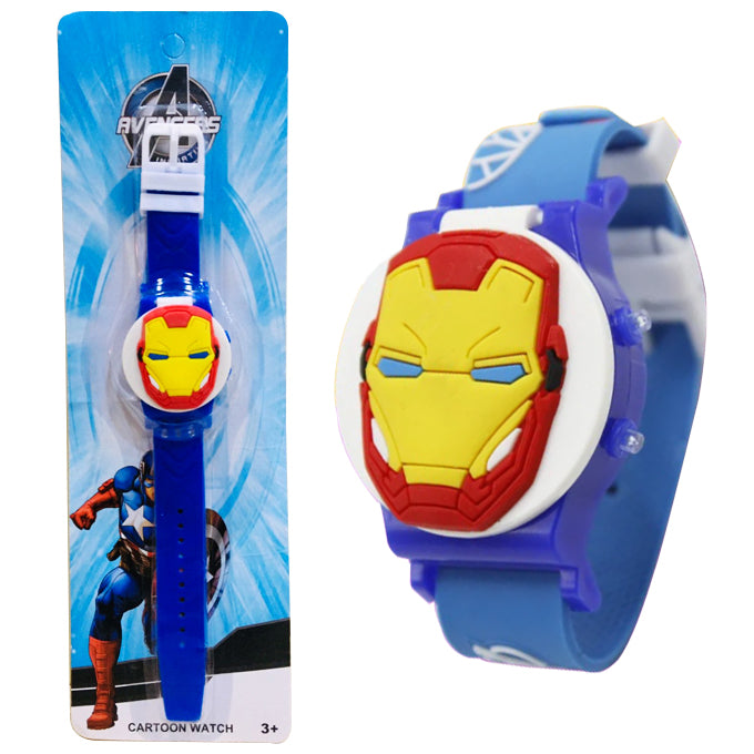 Marvel Avengers Ironman Wrist Watch For Boy - Red