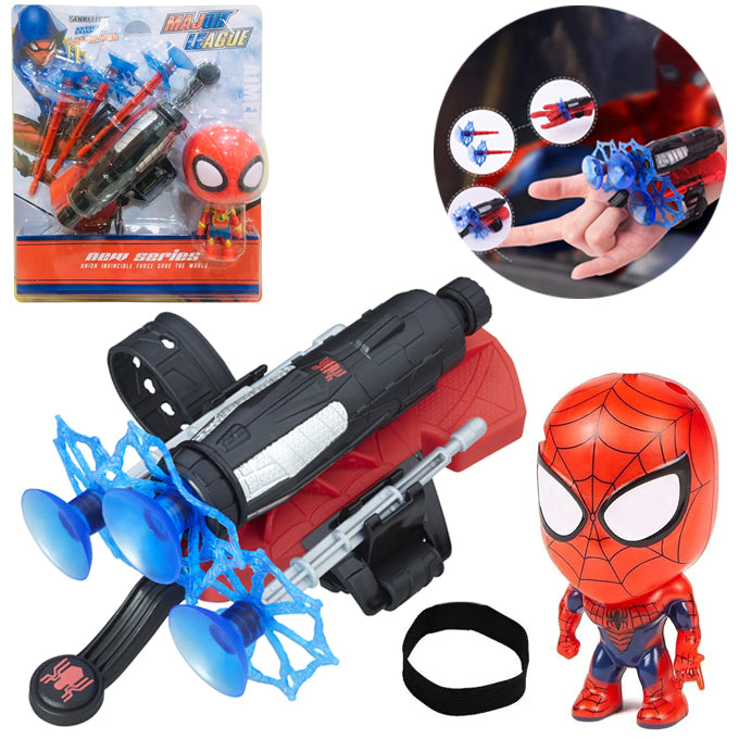 Spiderman Web Dart Shooter With Mini Action Figure Spiderman Toy