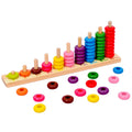 Number Counting Circles - Wooden