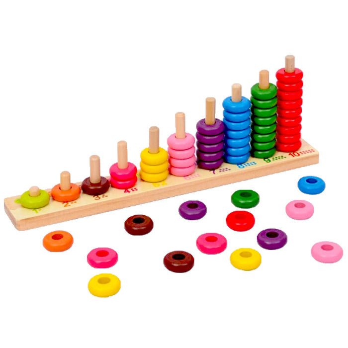 Number Counting Circles - Wooden