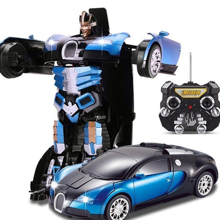 RC Transformer - Bugatti (Blue) Large