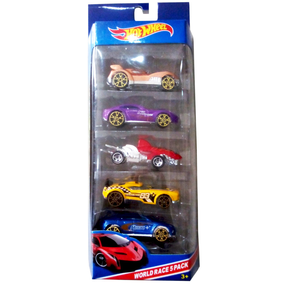 Hot Wheels - Metallic Dinky Sports Car (5 Pcs)