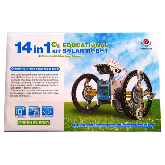 14 In 1 Educational Solar Robot