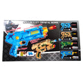 2 In 1 Water And Dart Gun - Navy Print