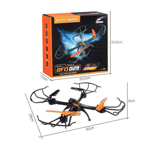 2.4 GHz - RFD 029 - Stunt Quadcopter Drone - Black