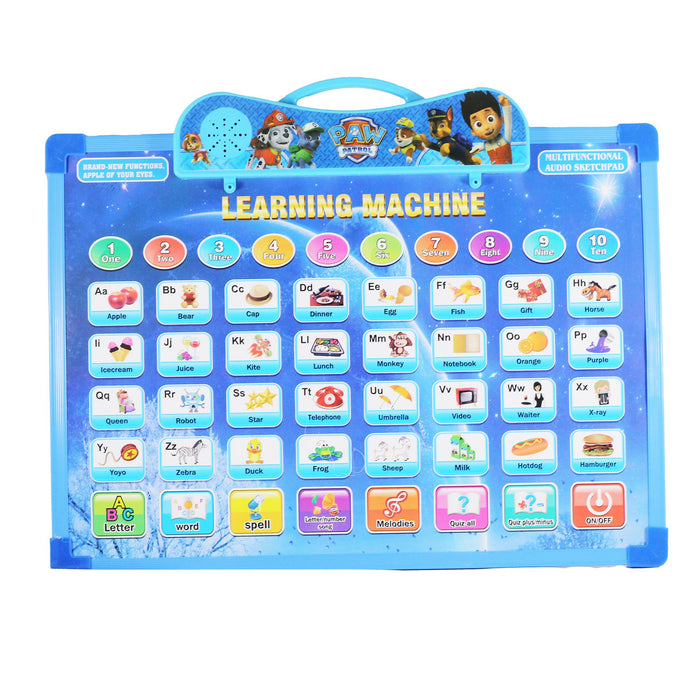 Paw Patrol Interactive English Learning Musical Board - 14 inch