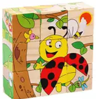 Insects– Cubical Wooden Puzzle