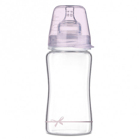 LOVI Glass Bottle DIAMOND GLASS 250 ml Baby Shower girl