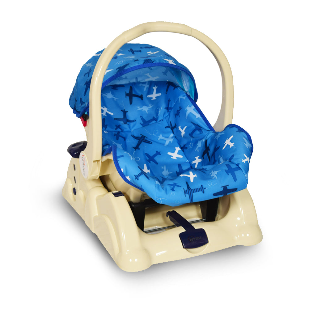 TINNIES CARRY COT W/ROCKING-BLUE